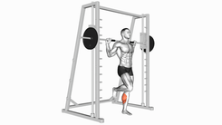 Panturrilha Unilateral no Smith