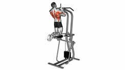 Assisted close grip pull up