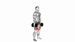 Dumbbell Frog Jumps