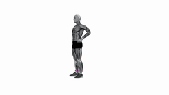 Resistance Band Standing Balance Glute Kickback