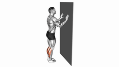 Calf Raise with Wall Support