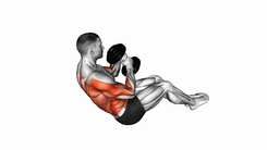 Abdominal Twist com halter