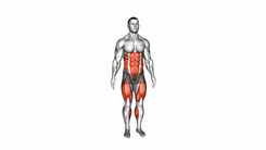 Lunge to Knee Drive right bodyweight