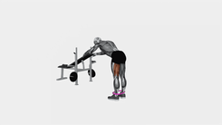 Resistance Band One Leg Kickback (Bent Position)